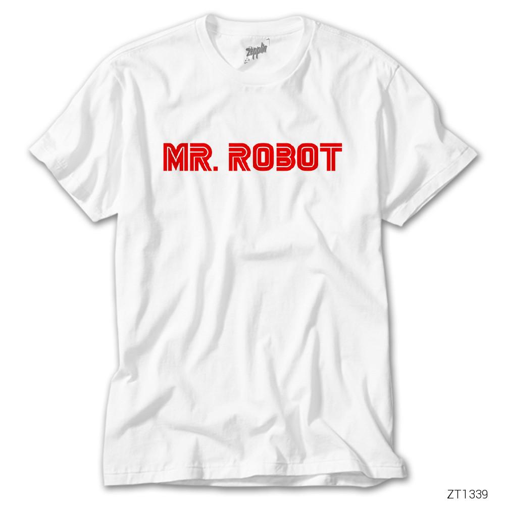 Mr. Robot Beyaz Tişört