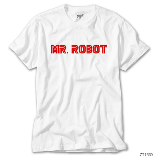 Mr. Robot Beyaz Tişört