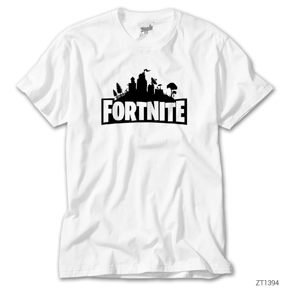 Fortnite Logo 1 Beyaz Tişört