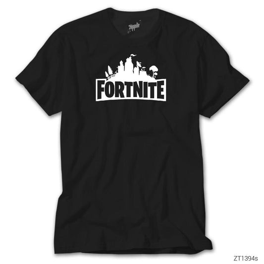 Fortnite Logo 1 Siyah Tişört