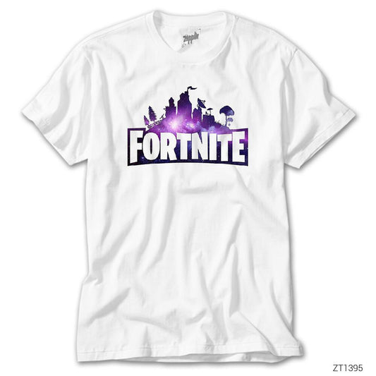 Fortnite Logo 2 Beyaz Tişört