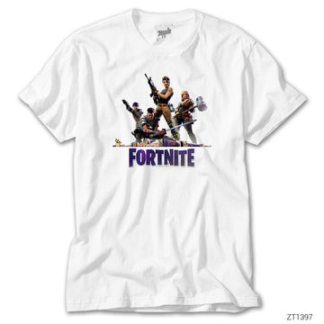 Fortnite Team 2 Beyaz Tişört