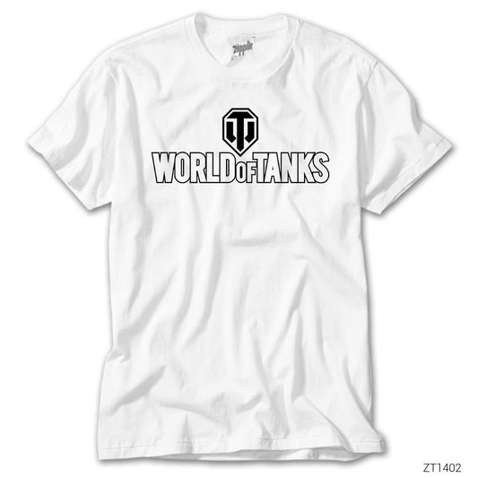 World of Tanks Logo 2 Beyaz Tişört