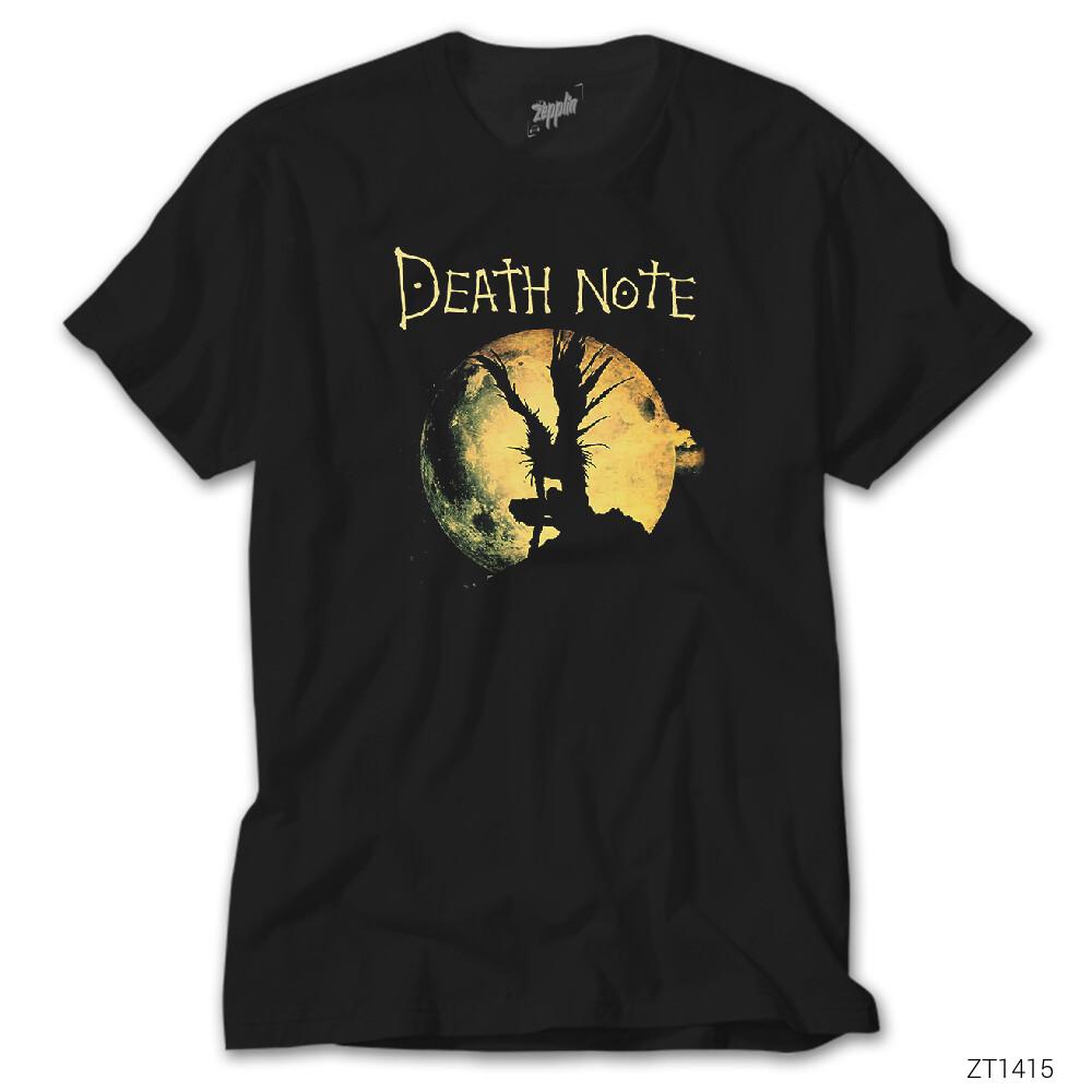 Death Note Moon Siyah Tişört