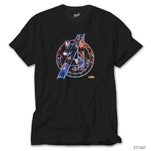 Avengers Infinity War Siyah Tişört