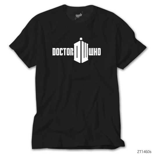 Doctor Who Logo Siyah Tişört