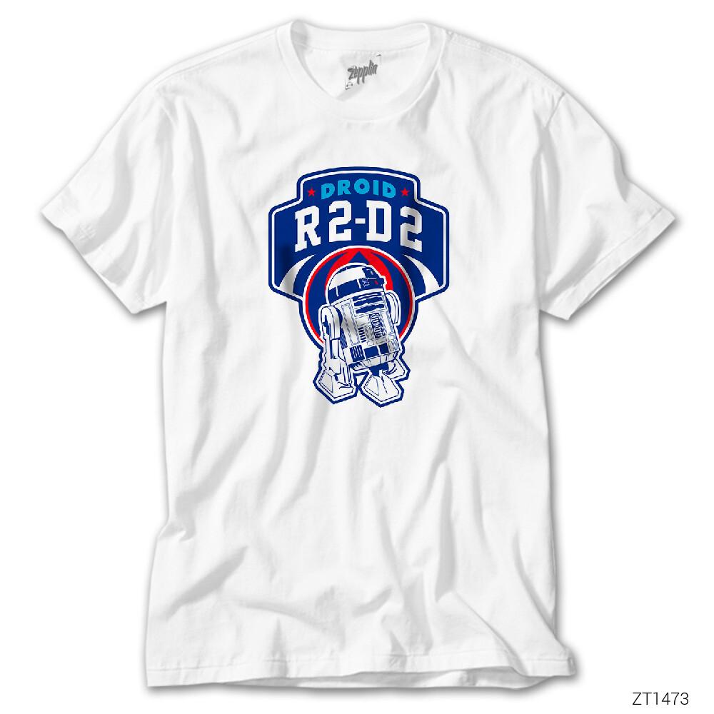 Star Wars Droid R2D2 Beyaz Tişört