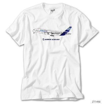Airbus A380 Beyaz Tişört