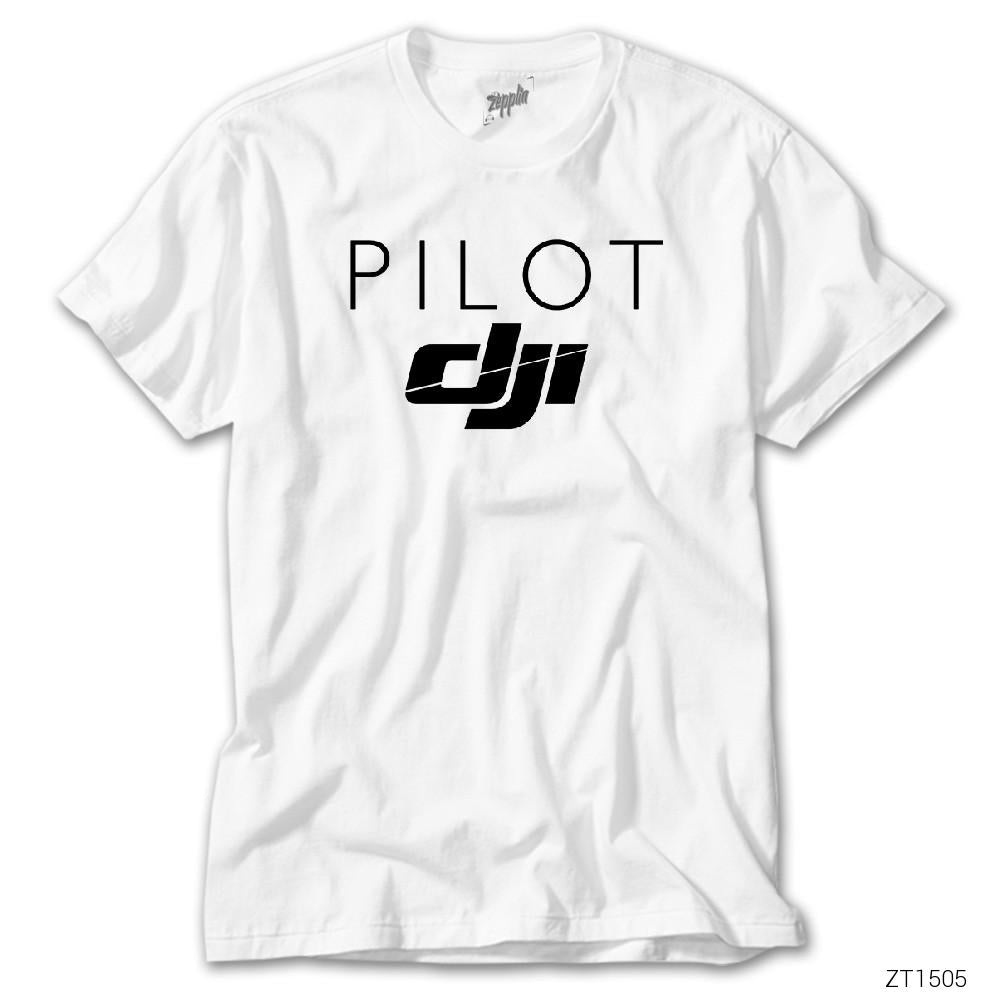 DJI Pilot Beyaz Tişört