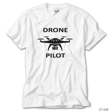 Drone Pilot 2 Beyaz Tişört