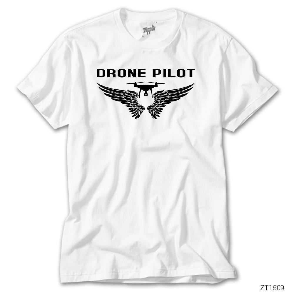 Drone Pilot 3 Beyaz Tişört