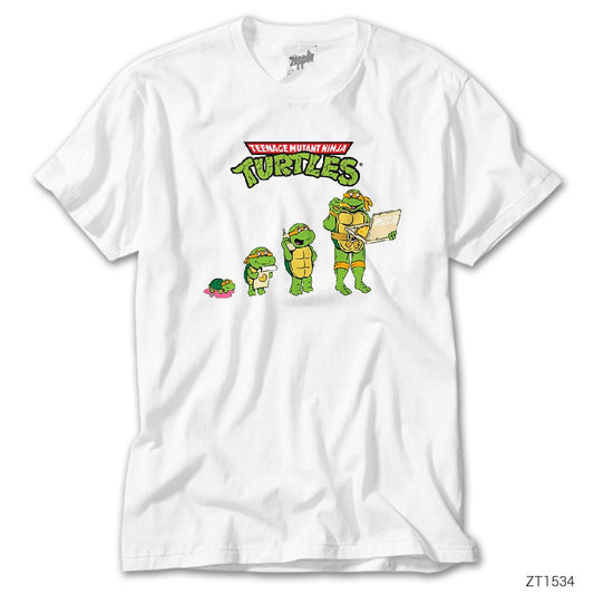 İndirimli Ninja Turtles Michelangelo Beyaz Tişört