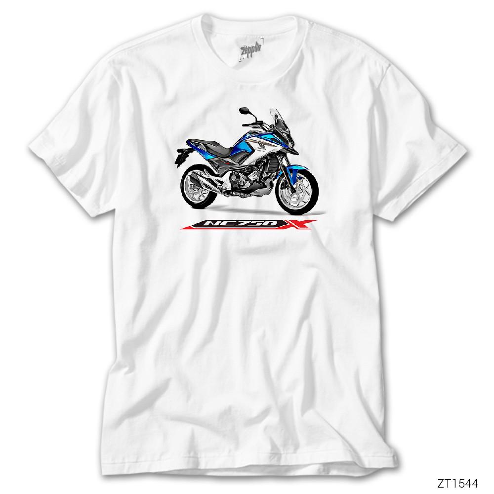 Honda NCX 750 X Blue Beyaz Tişört
