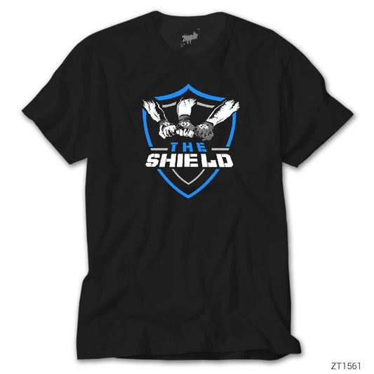The Sheild Siyah Tişört