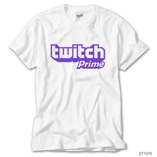Twitch Prime Beyaz Tişört
