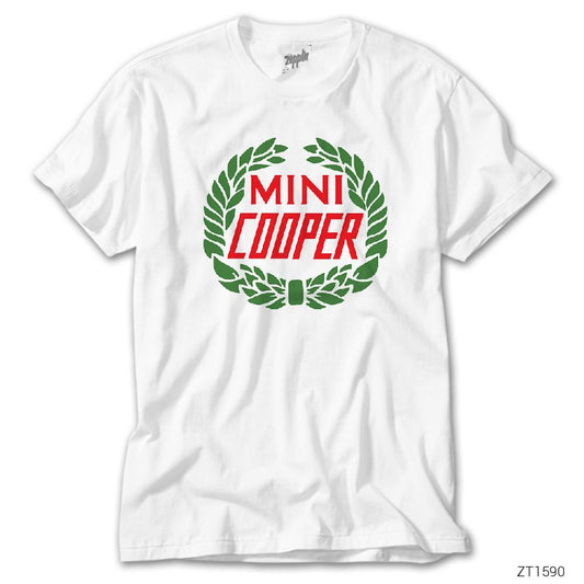 Mini Cooper Old Logo Beyaz Tişört