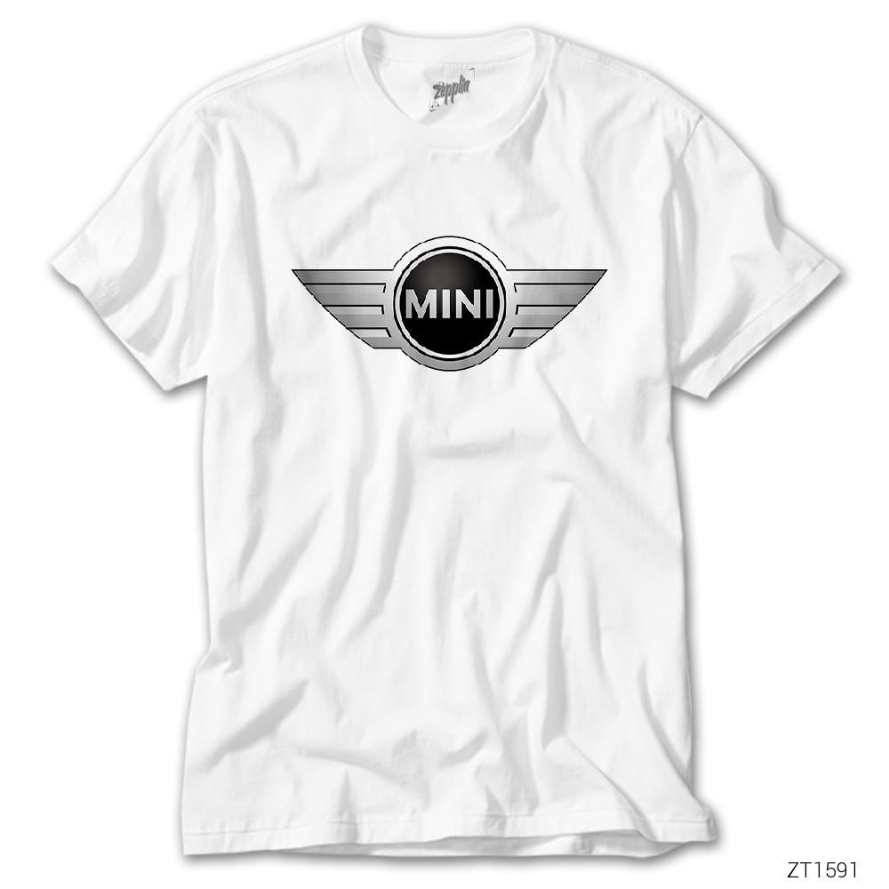 Mini Cooper Logo Beyaz Tişört