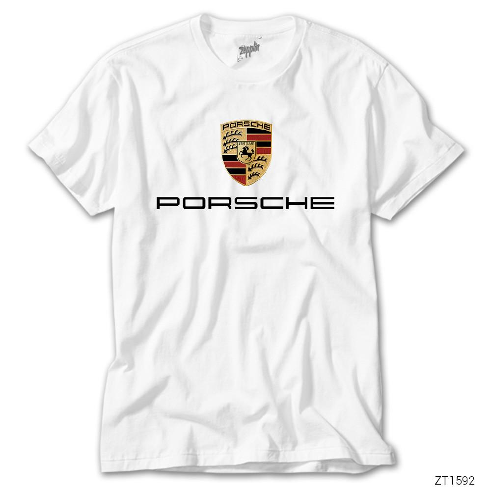 İndirimli Porsche Beyaz Tişört
