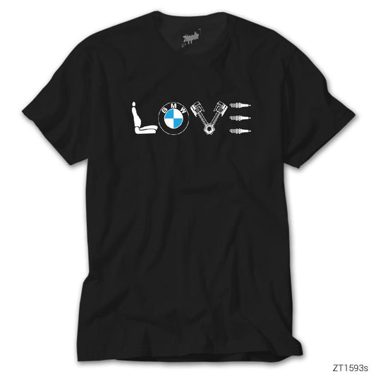 BMW Love Siyah Tişört