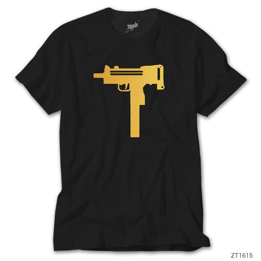Uzi Gold Siyah Tişört