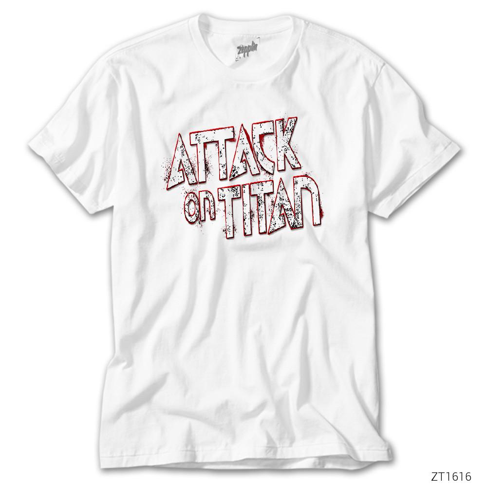 Attack on Titan Beyaz Tişört