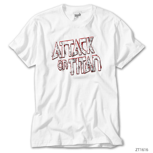 Attack on Titan Beyaz Tişört