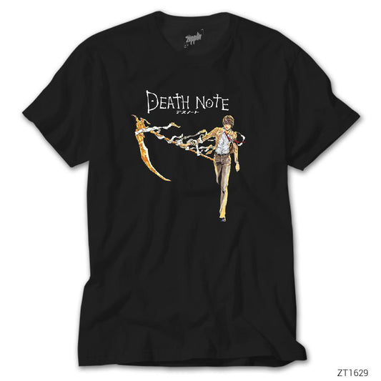 Death Note Raptor Siyah Tişört