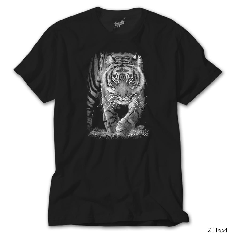 Kaplan Tiger Siyah Tişört