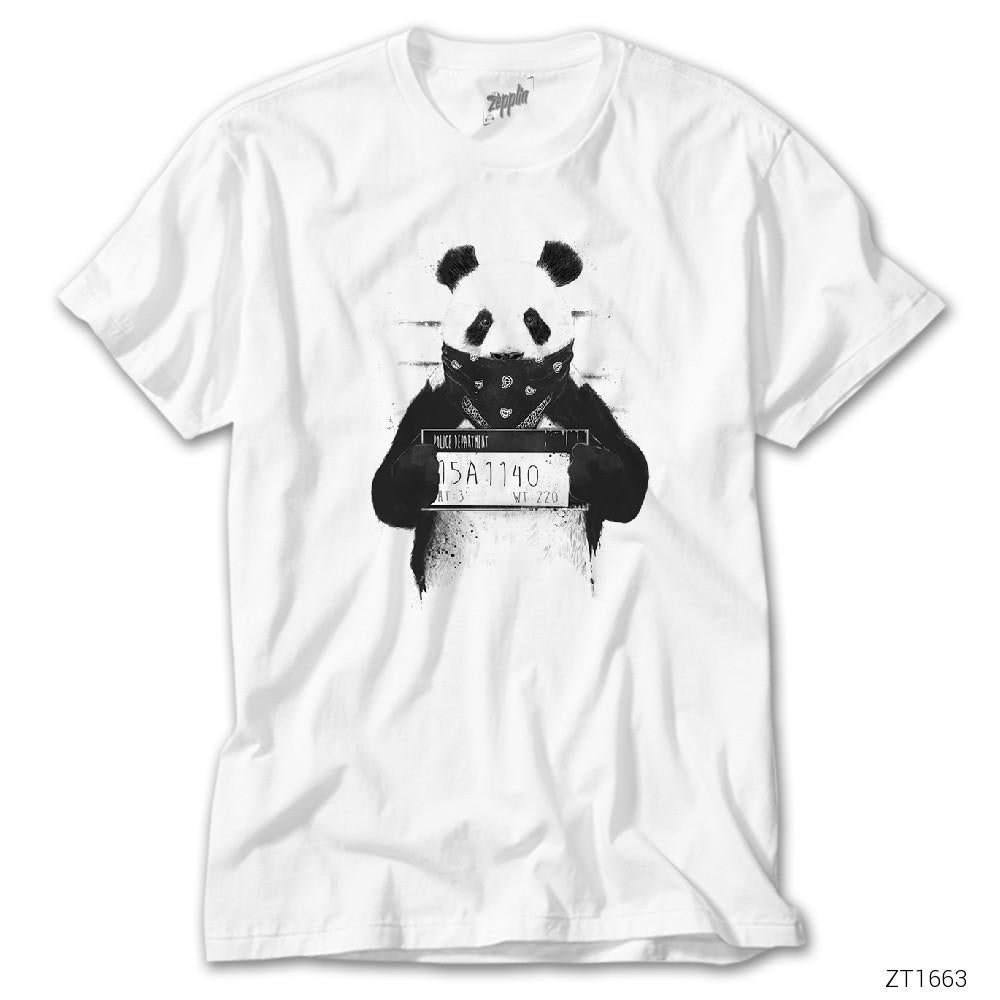Panda Bad Beyaz Tişört