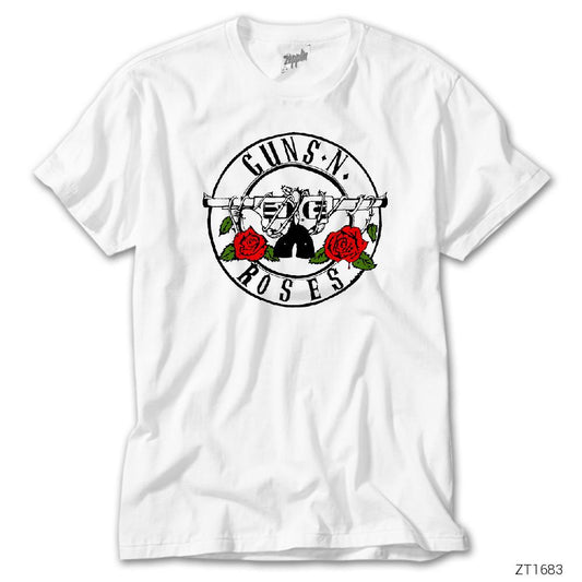 Guns N Roses Light 1 Beyaz Tişört