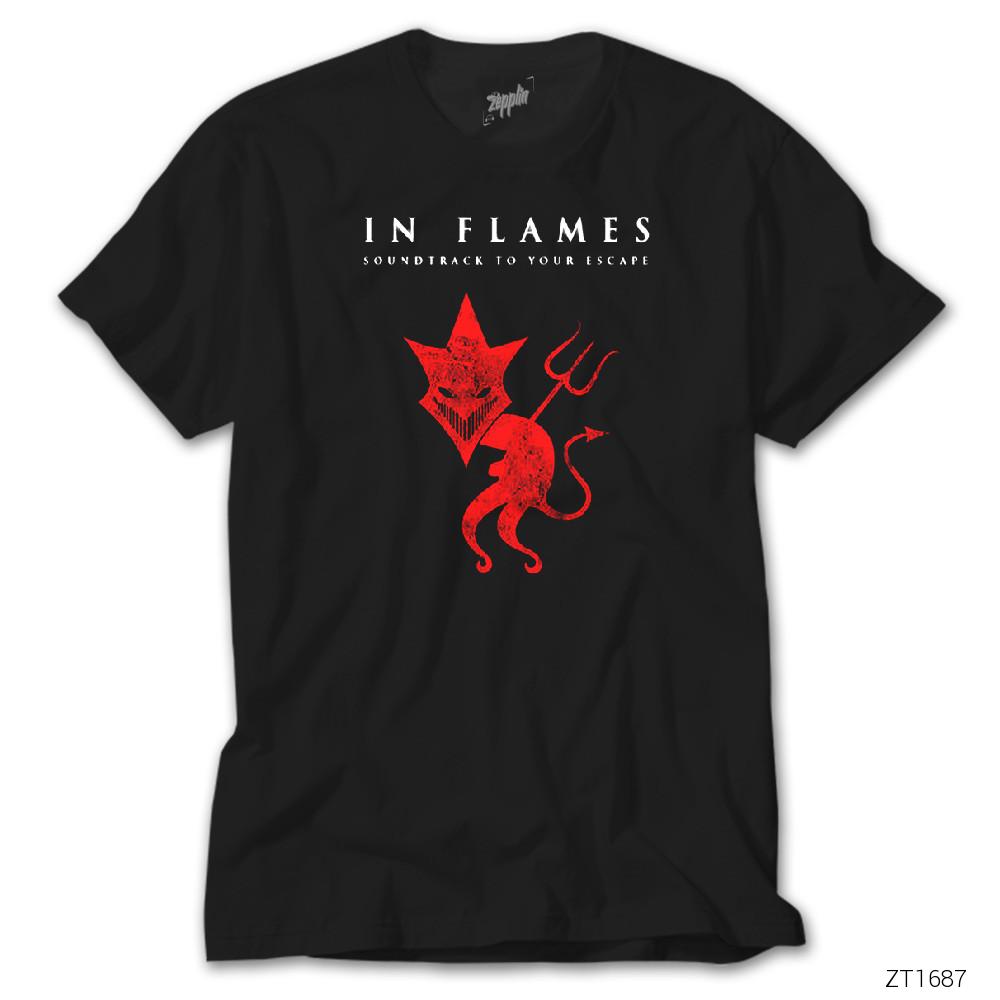 In Flames Siyah Tişört