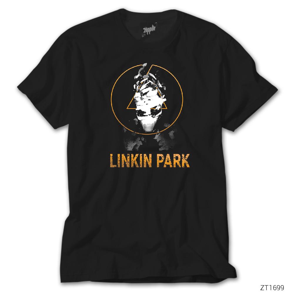 Linkin Park Yellow Logo Siyah Tişört