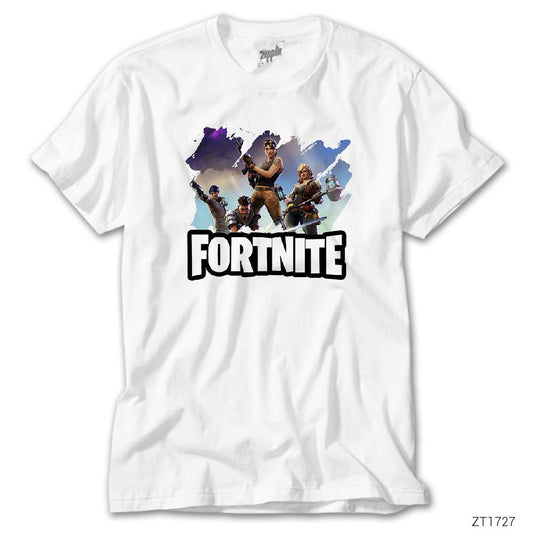 Fortnite Team 4 Beyaz Tişört