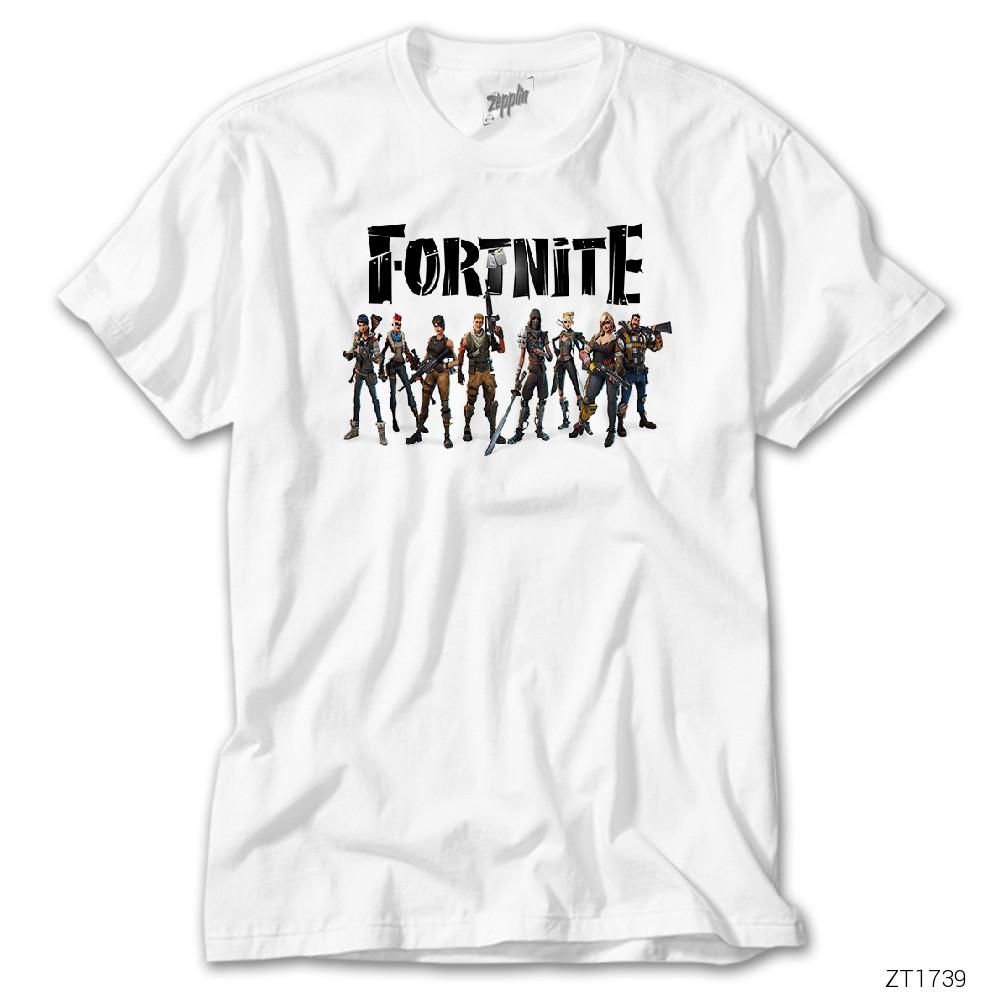 Fortnite Family Beyaz Tişört