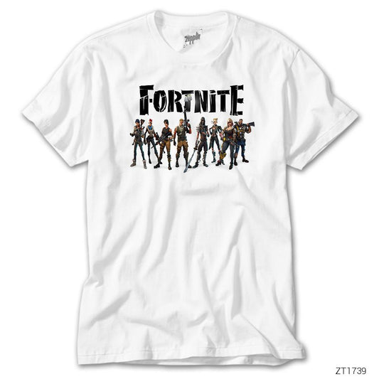 Fortnite Family Beyaz Tişört