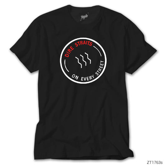 Dire Straits on Every Street Siyah Tişört