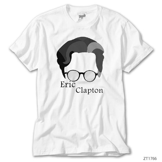 Eric Clapton Face Beyaz Tişört
