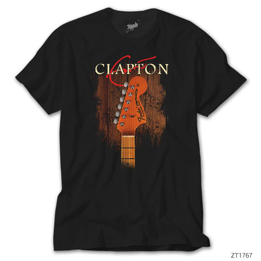Eric Clapton Guitar Siyah Tişört
