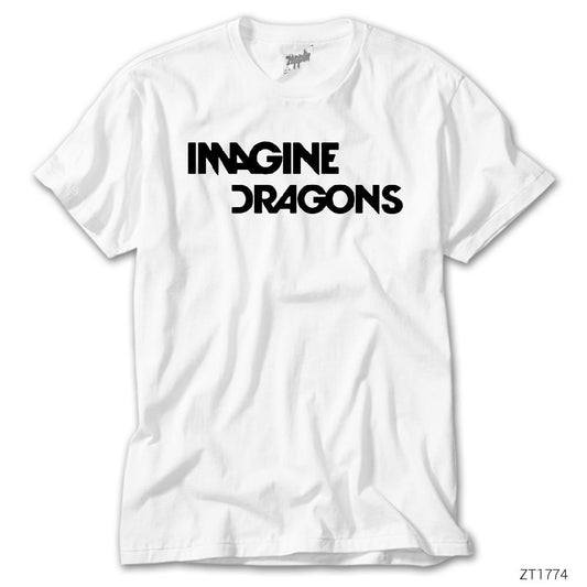 Imagine Dragons Logo Beyaz Tişört