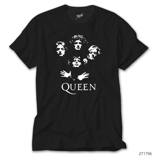 İndirimli Queen Group Siyah Tişört