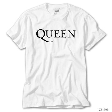 Queen Logo Beyaz Tişört