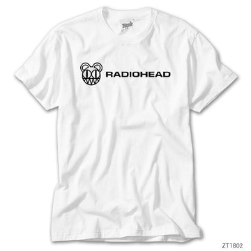 Radiohead Logo Beyaz Tişört