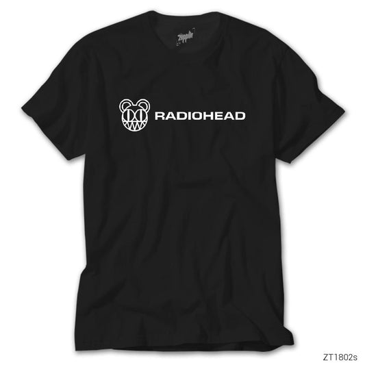 İndirimli Radiohead Logo Siyah Tişört
