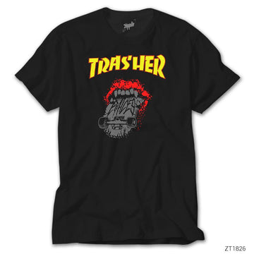 Thrasher Rolling Siyah Tişört