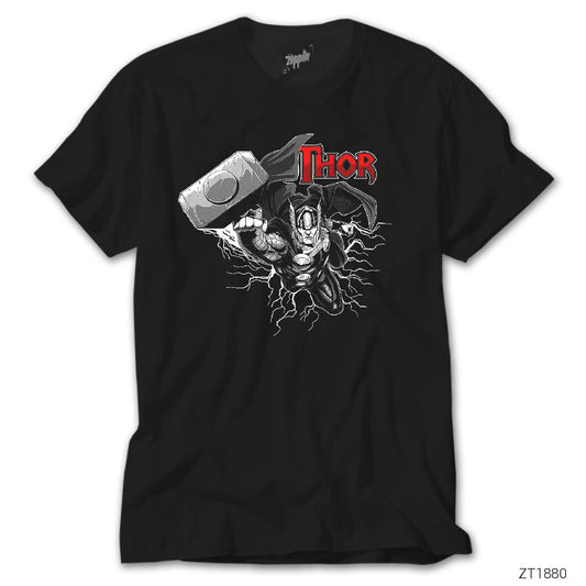 Avengers Thor Rising Siyah Tişört