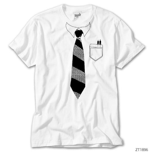 Dexter Tie Beyaz Tişört