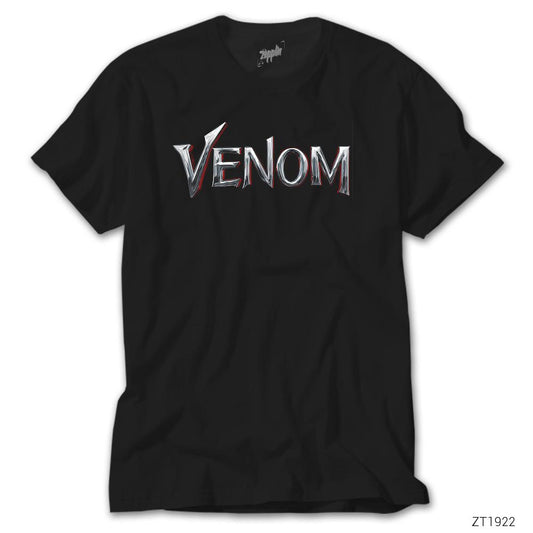 Venom Logo Siyah Tişört