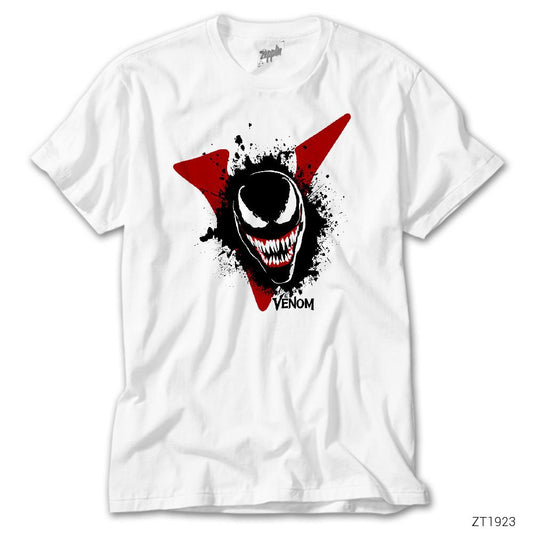 Venom Splash Beyaz Tişört