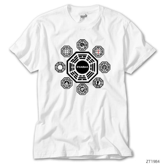 Lost Dharma Initiative Beyaz Tişört
