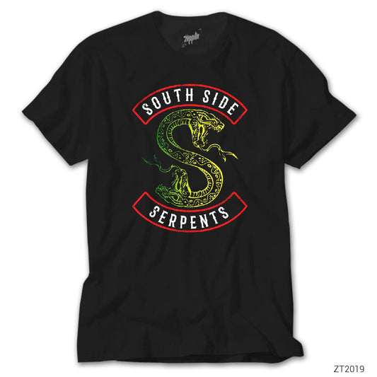 Riverdale South Side Serpents Siyah Tişört